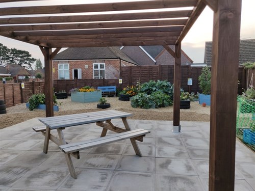 Stopsley Baptist Church, Community Garden